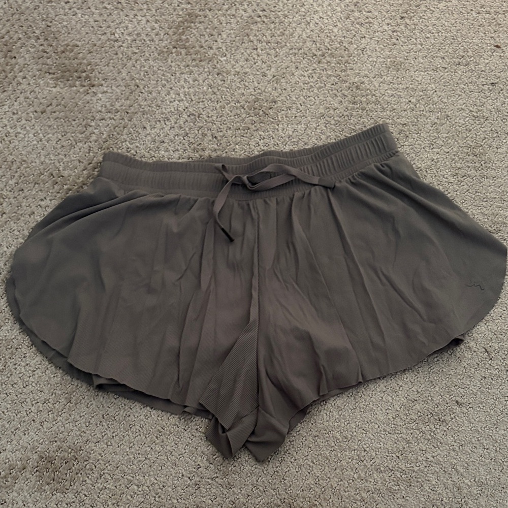 JoyLab Green/Gray Athletic Shorts